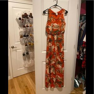 Deep Orange Summer Dress